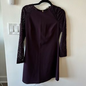 Tommy Hilfiger | Size 6 | Women's Long Sleeve Lace Purple Dress Business Work